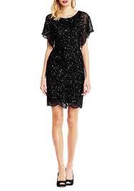 Navy Cocktail Dress With Pearls Bell Sleeves Belk Navy Cocktail Dress Beautiful Cocktail Dresses Dresses