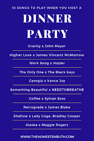 Discover more music, concerts, videos, and pictures with the largest catalogue online at last.fm. 10 Songs To Play When You Host A Dinner Party Music Feel Good Music Dinner Playlist Gathering Sum Family Playlist Couples Dinner Dinner With Friends