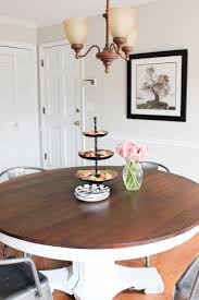 I have an old round table at my house and i can't wait to give this project a try! Antique Pedestal Table Makeover Tutorial Erin Spain