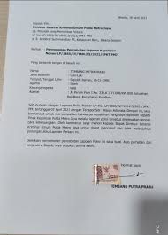 Dalam surat itu, tertulis nama pelapor adalah selain mengunggah surat laporan kepolisian, @lambe_turah juga mengunggah sejumlah kartu identitas. Kesalahpahaman Yang Libatkan Pegawai Imigrasi Berakhir Damai Pelapor Cabut Laporan Polisi Kriminal Dan Hukum Rri Bandung