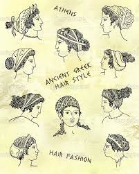 Ancient Greek Hairstyles Ancient Greek Clothing Greek Hair Greek Fashion