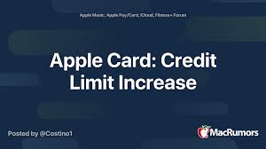 On the other hand, a higher credit limit may also lead to excessive spending if you are not disciplined. Apple Card Credit Limit Increase Macrumors Forums