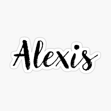 Alexis Birthday Stickers Redbubble