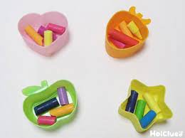 マーブルクレヨン 不思議な実験製作遊び 保育や子育てが広がる 遊び と 学び のプラットフォーム ほいくる クレヨン クレヨン作り 子供向けアート