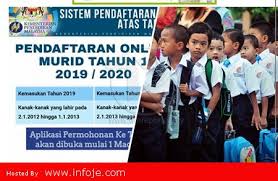 Cara pendaftaran murid tahun 1 2022 melalui online. Penting Ibu Bapa Jangan Lupa Daftar Anak Masuk Tahun 1 2019 Secara Online Infoje Org