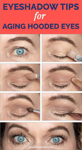 Struggling With Eye Makeup For Your Aging Hooded Droopy Eyes This Eyeshadow Tutorial Has Tons Of Tip Hooded Eye Makeup Tutorial Hooded Eye Makeup Eye Makeup