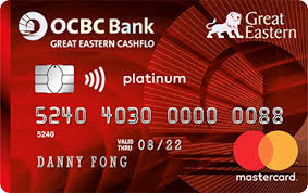 Great eastern sg, one of the top life and general insurance agencies in singapore. Ocbc Great Eastern Cashflo Credit Card Ocbc Singapore