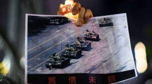 On the day tank man was taken, 5 june 1989, the then associated press photographer had flu and was concussed from a blow to the head the night before that had destroyed one of his cameras. Uf7secrfribufm