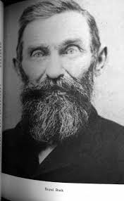 Royal Buck's burial in Indianola cemetery