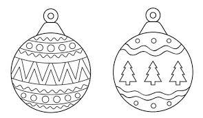 Bolas De Navidad Para Colorear E Imprimir