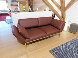 Bruhl Sofa Roro Medium In Leder Braun Designermobel Hohentengen