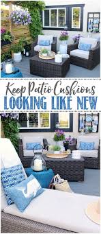 How To Clean Outdoor Cushions 2019 Keep Your Outdoor Patio Cushions Looking Like Ne Cleaning Outdoor Cushions Patio Cushions Outdoor Patio Furniture Cushions