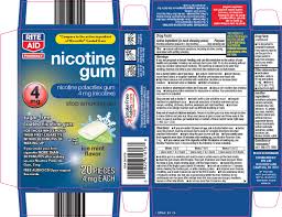 Rite Aid Corporation Nicotine Gum Drug Facts