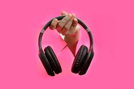 Check spelling or type a new query. A Person Hand Holding Wireless Headphones On Ripped Pink Background Creative Commons Bilder