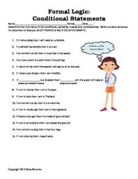 Geometry Logic With Conditional Statements Converse Inverse Contrapositives Middle School Math Resources Math Textbook Logic