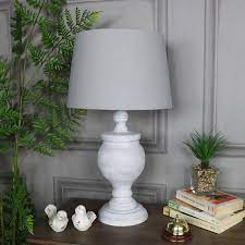 Grey and white table lamp table lamp lamp. Rustic Antique White Table Lamp