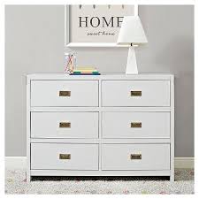 Baby Relax Miles Campaign Dresser White Campaign Dresser Double Dresser Dresser Drawers