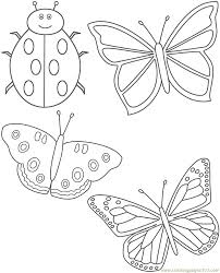 Let your imagination go wild as they flit about, visiting flowers. Butterflies Ladybug Coloring Page For Kids Free Ladybugs Printable Coloring Pages Online For Kids Coloringpages101 Com Coloring Pages For Kids