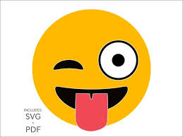Copy and paste symbols free! Cuttable Emoji Svg Crazy Eyes And Tongue Emoticon Funny Etsy