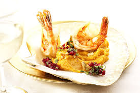 Schwangerschaft, risikoschwangerschaft, risikoschwangerschaftsbetreuung, schwangerschaftsbetreuung, schwangerschaftsvorsorge. Jumbo Garnelen Mit Susskartoffelpuree Und Minz Cranberry Gremolata Gesund Co At