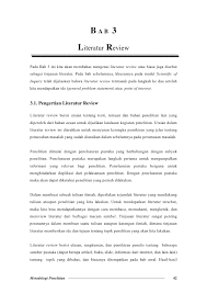 A literature review is not simply a chronological catalog of all your sources, but an evaluation. Contoh Literature Review Politeknik Cute766