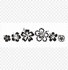The combination of stars, along with some great tribal embroidery and pattern, will surely make you look stunning. Tribal Pattern Flower Floral Hawaii Tattoo Tribal Blomma Png Image With Transparent Background Toppng
