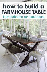 The tabletop is made from 1 x 12x8' boards, sanded and stained with minwax dark walnut stain. How To Build A Beautiful Diy Farmhouse Table With X Legs Lovely Etc