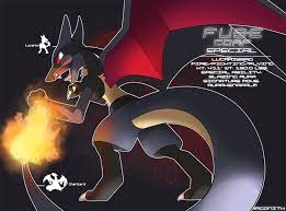 F U S E Corp Special Lucarizard Pokemon Fusion Art Pokemon Rpg Pokemon Fusions