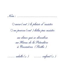 Pratique, il simplifie les choses pour vos. Carton Reponse Mariage Elegant Rosemood
