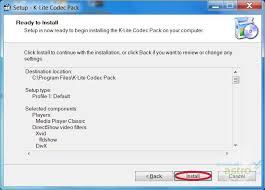 Most notably, it contains the media player classic, a renowned video player. K Lite Codec Player