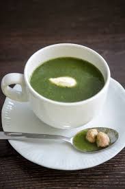 Soep Van Courgette Kervel En Balletjes Recept Courgette Voedsel Ideeen Courgette Soep
