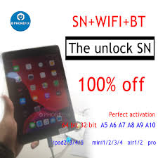 Jun 07, 2014 · at this moment icloud bypass method is fully tested for ipad 2, ipad 3, ipad 4, ipad mini 1, ipad air, ipad mini 2 and ipad air 2 if you are looking for not hardware icloud bypass method you can try another way for all icloud locked devices. Numero De Serie Sn Para Ipad Mini 1 2 3 Ipad Air 1 2 Ipad Pro A6 A7 A8 A9 A10 Numero De Serie Wifi Bt Direccion Para Ipad Desbloqueo Icloud Sets De Herramientas