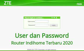 Jika pelanggan baru ingin pasang wifi indihome dirumah. 20 User Dan Password Default Router Indihome Zte F609 Terbaru 2020 Bos Ndeso
