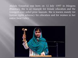 In 2011, malala won the national peace prize for her advocacy. Stand Up For Your Rights Ppt Download