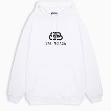 White Hoodie With Bb Logo