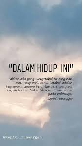 Kata kata semua akan indah pada waktunya. Facebook