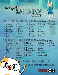 Of the current elementals, slim princess is the weakest of the bunch. Fionna And Cake Name Generator Name Generator Funny Name Generator Character Name Generator