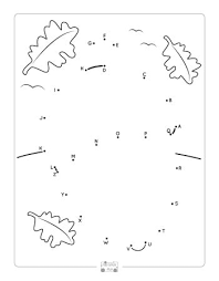 10 dot to dot worksheets each worksheet has an image with a different vehicle encourage kids to say the letters out loud as they solve the worksheets. Fall Alphabet Dot To Dot Worksheets Itsybitsyfun Com