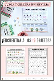 Nochevieja Divertida Juegos Para Ninos Encuentra Los 12 Objetos Juegos Para Ninos Actividades De Navidad Nochevieja