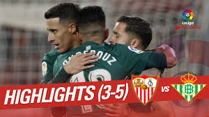 Victoria del conjunto de setién en el derbi sevillano. Resumen De Sevilla Fc Vs Real Betis 3 5 Youtube