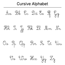 Big alphabet letters large printable letters blank handwriting practice . 5 Best Printable Cursive Alphabet Printablee Com