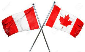 Local purchasing power in peru is 64.72% lower than in canada. Peru Flag Combined With Canada Flag Stock Photo Picture And Royalty Free Image Image 56770249