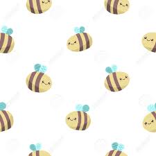 Since 2004 we've been on a mission to deliver cuteness, happiness and the message of kawaii to all corners of the world! Cute Kawaii Cartoon Honey Bees With Smiling Faces Fly On White Royalty Free Cliparts Vectors And Stock Illustration Image 124426868