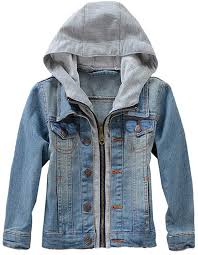 Over 15 styles of women's denim jackets at sheplers.com: Amazon Com Mallimoda Kids Boys Girls Hooded Denim Jacket Zipper Coat Outerwear Clothing