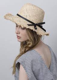A Beautiful Boho Chic Straw Hat With Wide Brim This Hat Has A Delicate Black Texture And A Leather Lik Sun Hats For Women Boho Chic Hats Summer Hats For Women