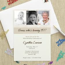 Create your own 90th birthday party invitations. Then And Now 90th Birthday Party Theme