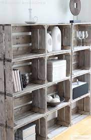 Studio Updates Rustic Crate Storage Wall My Failed Veneer Attempt Home Diy Decor Crate Diy