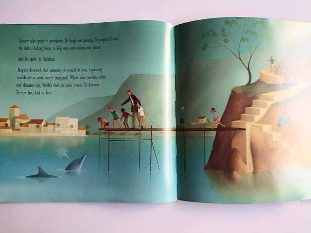 REVIEW: Manfish: A Story of Jacques Cousteau By Jennifer Berne - Nathan  Reading Journey