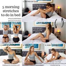 Yoga In Bed Morning Yoga Bed Workout Morning Yoga Routine