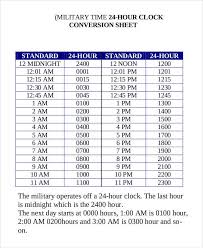 To distinguish between morning and afternoon times. Free 8 Time Conversion Chart Templates In Pdf Ms Word